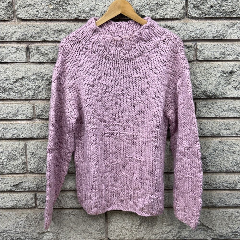 Vintage Valenti Cozy Lilac Women's Sweater Sz XL